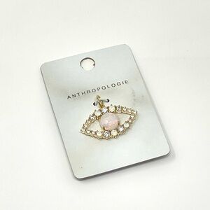 New Anthropologie Gold Spirit Eye Charm